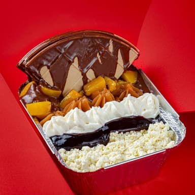 Choco Nachos con Duraznos