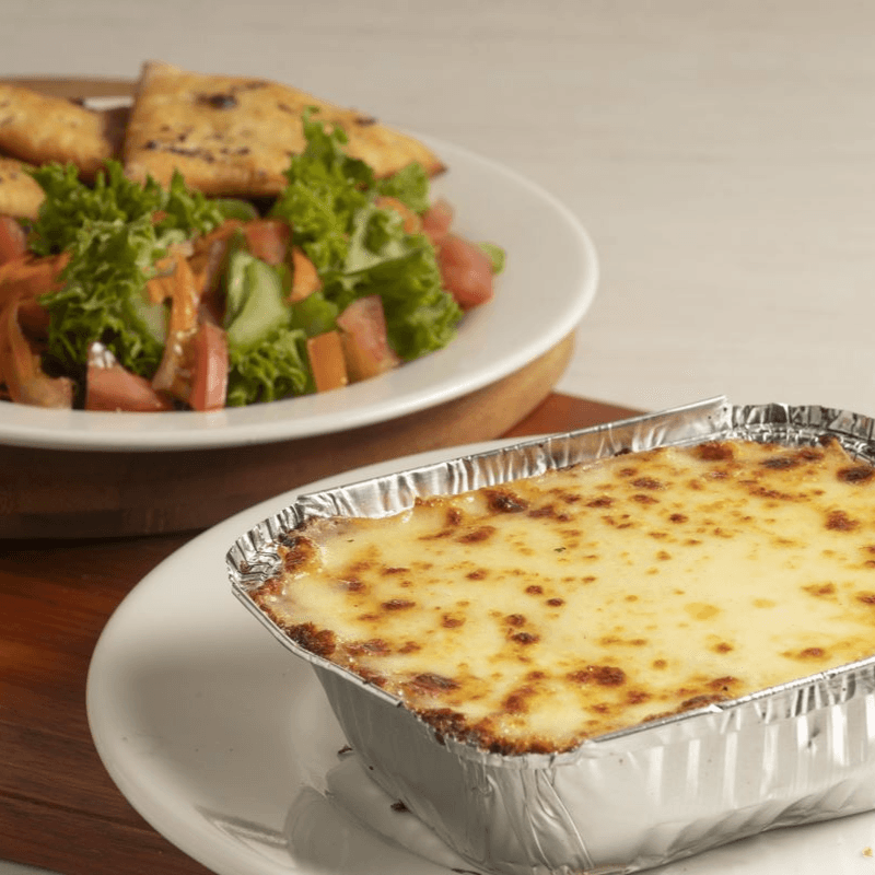 Lasagna Pollo y Champiñones