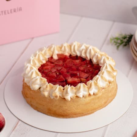 Cheesecake de Fresa (Tipo New York)