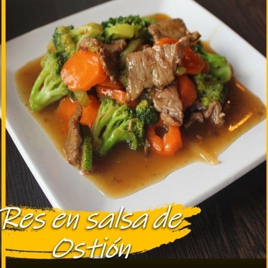 Res en Salsa de Ostión