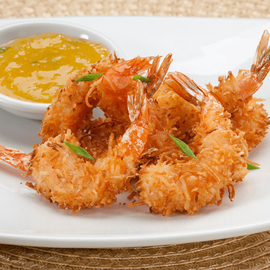 Camarones al coco