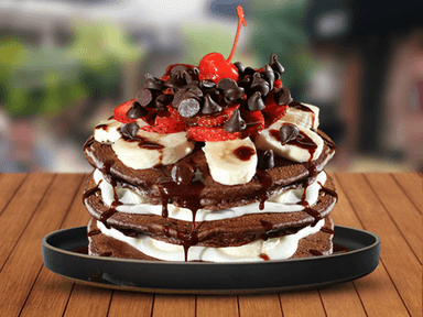 Pancakes de Banana Split