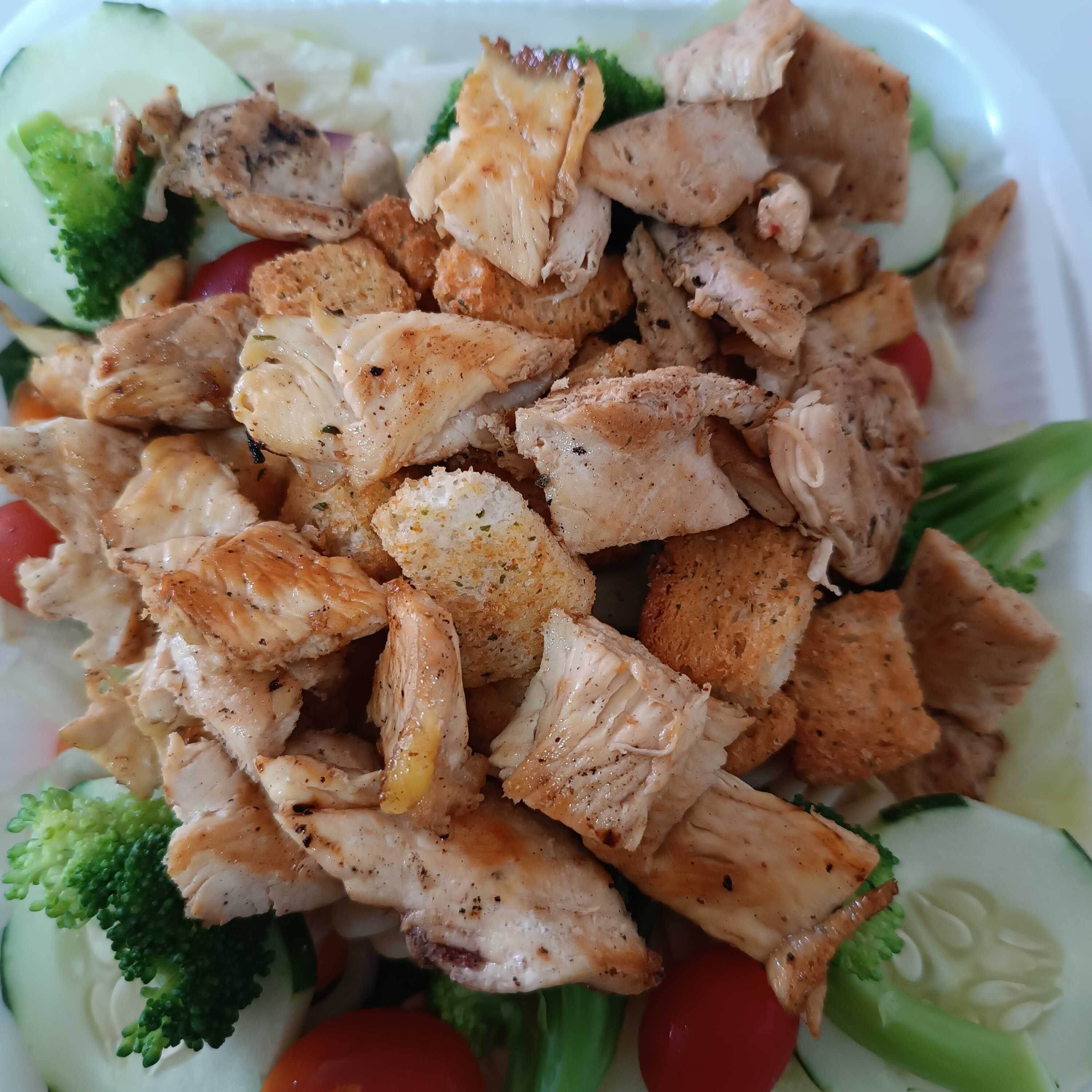 Ensalada de pollo a la plancha