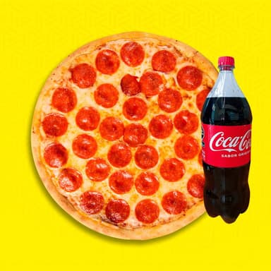 Combo Didi 1 Pizza Gde + Refresco Familiar