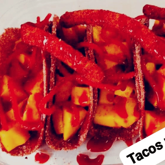 TACOS MANGO CHAMOY