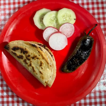 Taco Dorado al pastor.