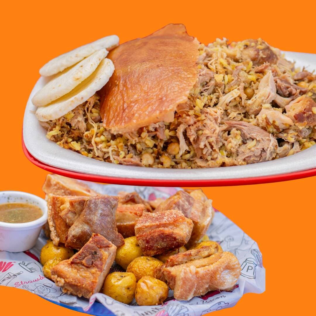 Lechona 700 gr + 200 gr de Chicharron carnudo
