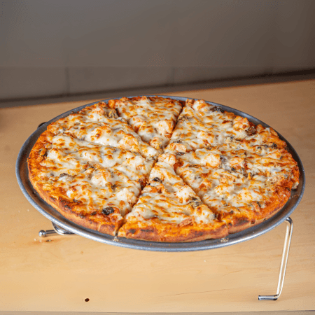 Pizza Camarones Personal.
