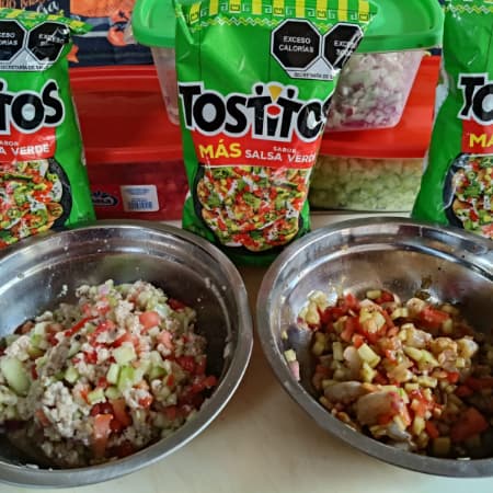 TOSTITO DE CEVICHE DE PESCADO MOLIDO