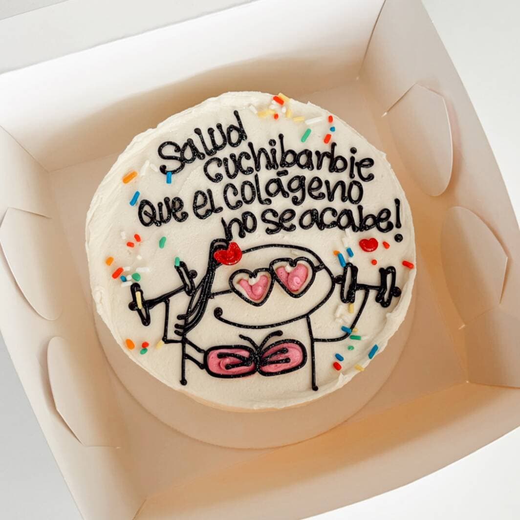 Mini pastel - Salud Cuchibarbie
