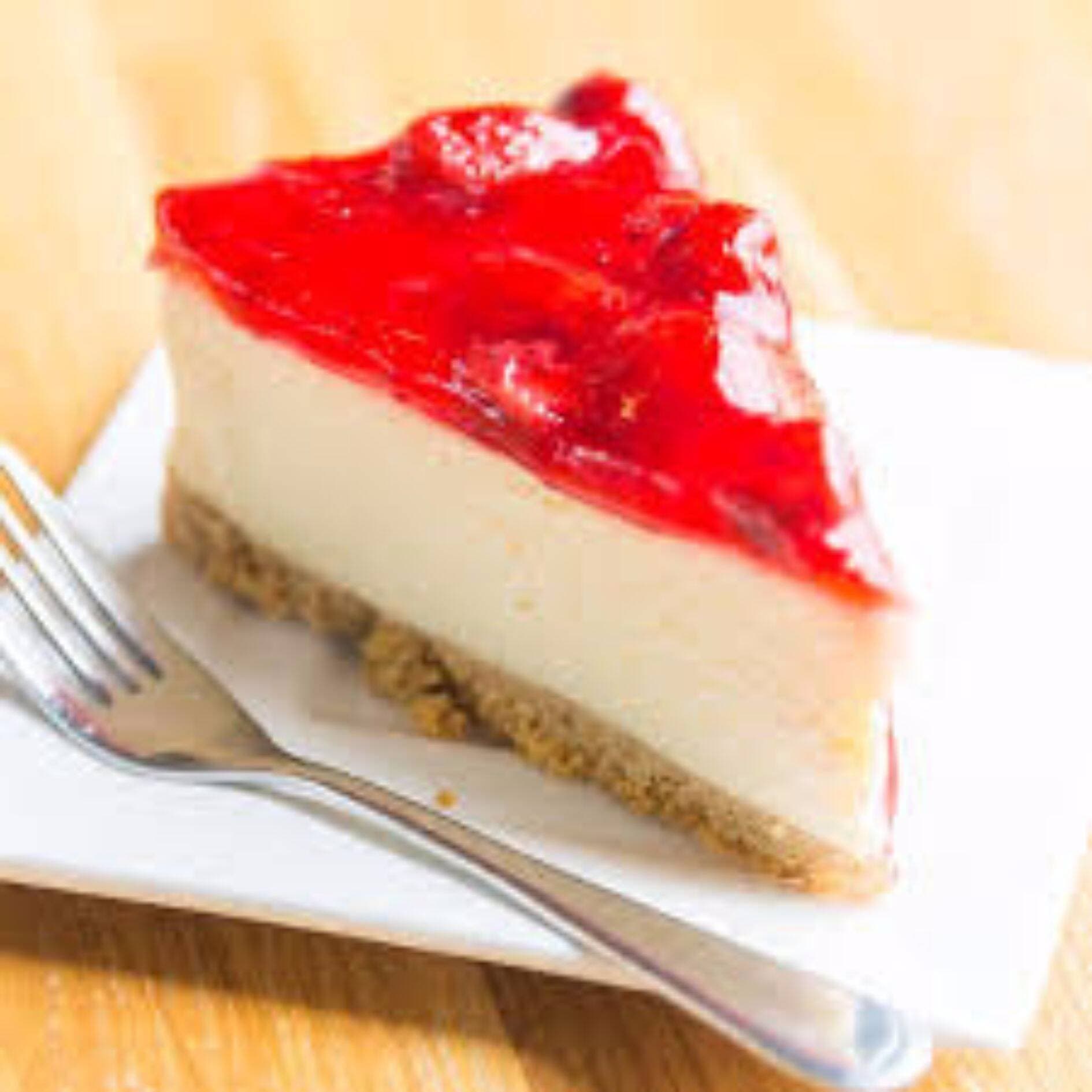 Porción de Cheescake de Fresa