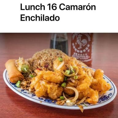 Lunches 16 Camaron Enchilado🌶🍤
