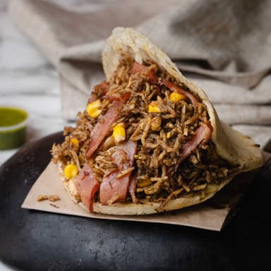 Arepa Mazorcada de Tocineta
