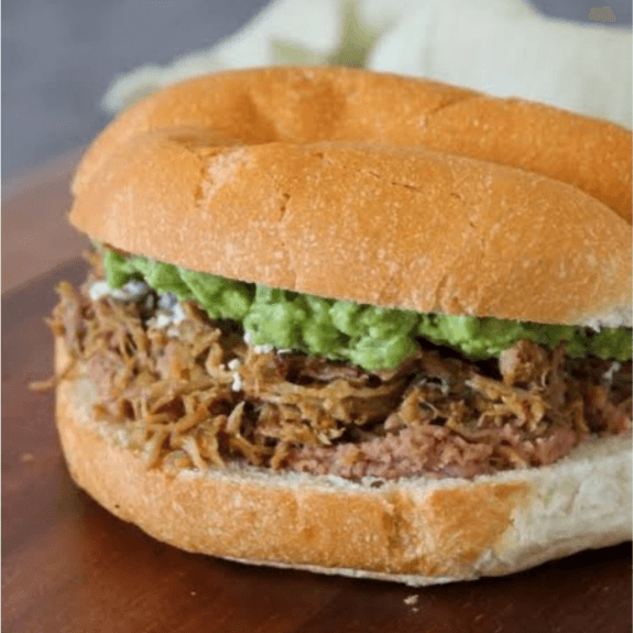 Torta De Carnitas