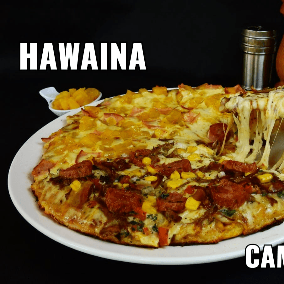 Pizza Sencilla Personal Hawaiana 4 Porciones