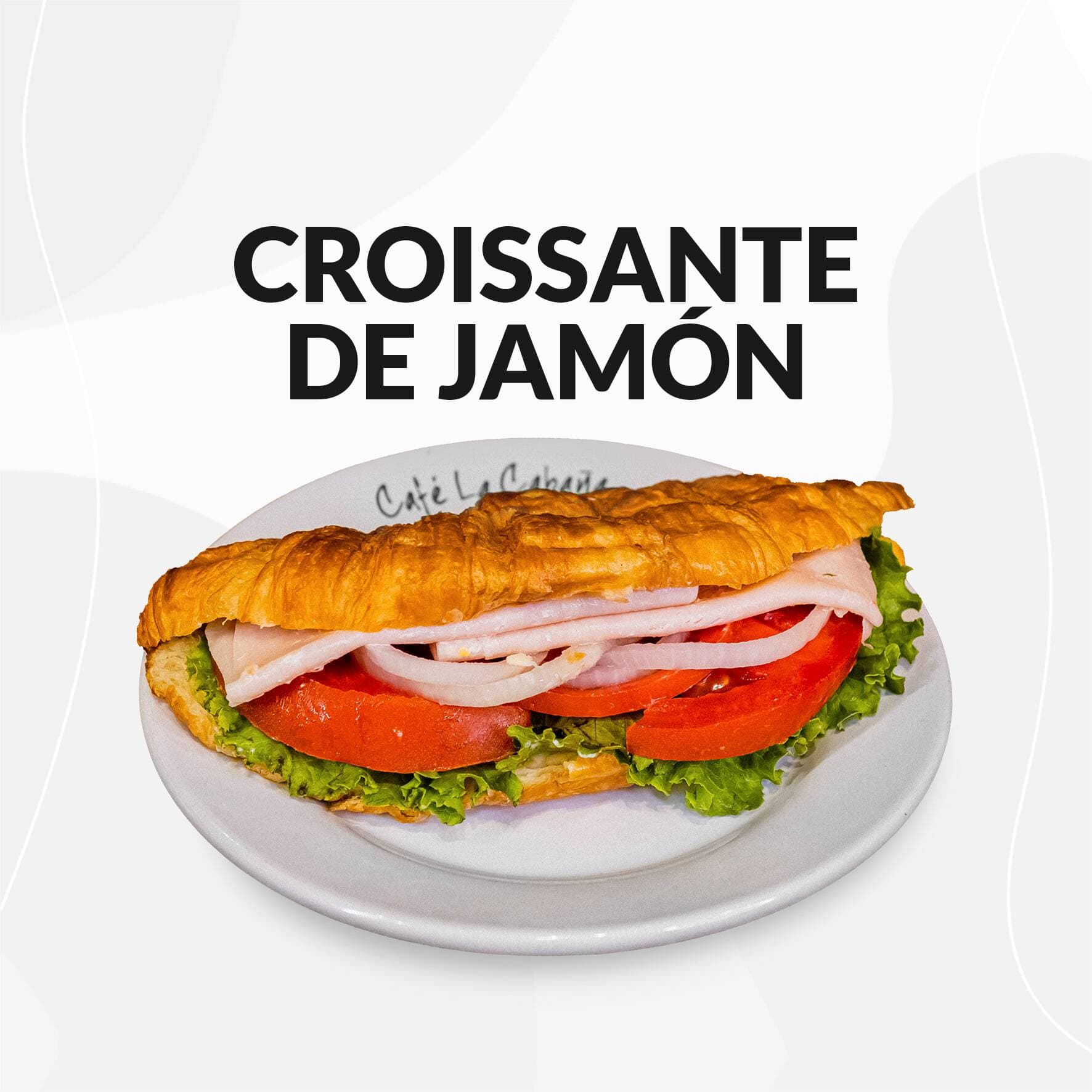 Croissant De Jamón de Pavo y Queso Manchego