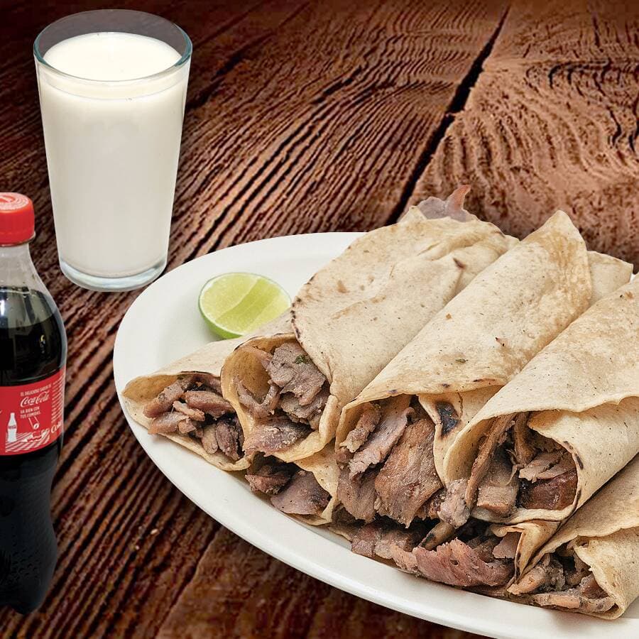 8 Tacos Orientales + 2 Bebidas