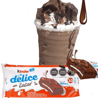 Frappe Kinder Delice.