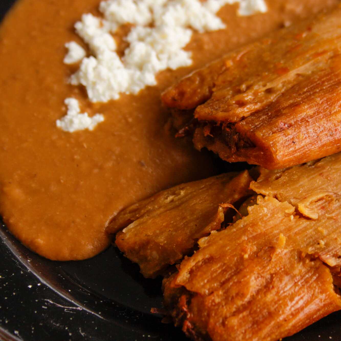 Orden Tamales con Frijoles