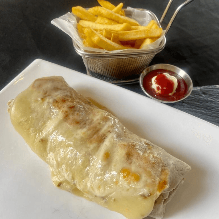 Burrito Tex Mex Queso Gratinado