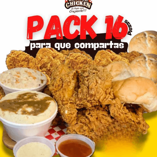 Pack 16 Piezas de Pollo