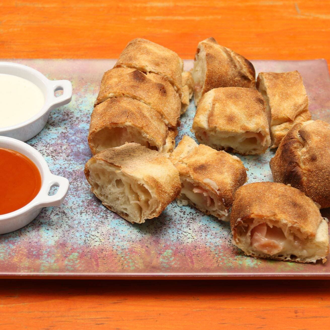 Pizzaroles de Choriqueso
