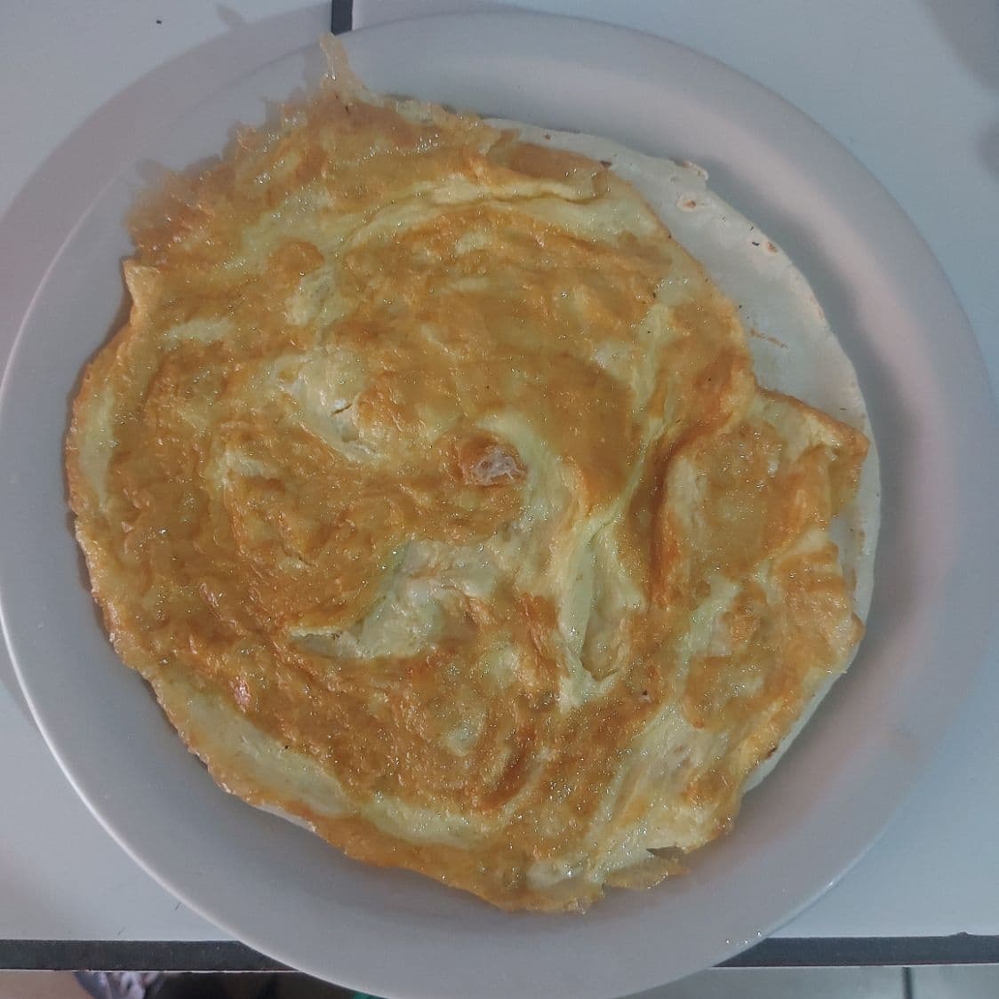 Torta de Huevo con Tortilla Palmeada