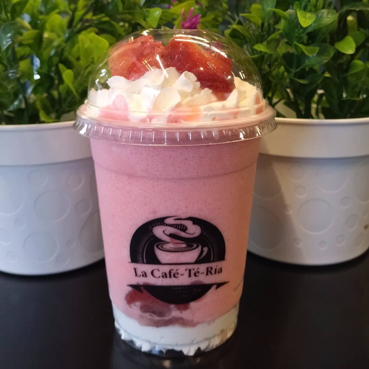 Frappé de Yogurt de Fresa