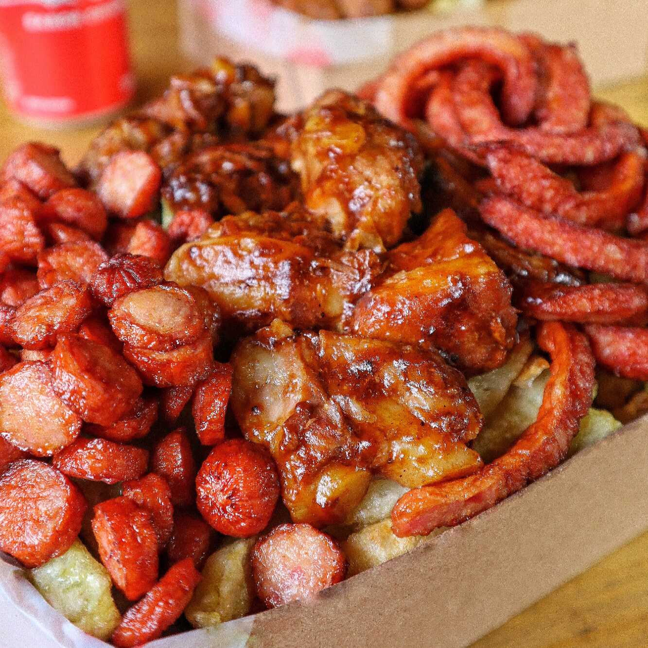 Salchipapa Ranchera (Para 2 personas)