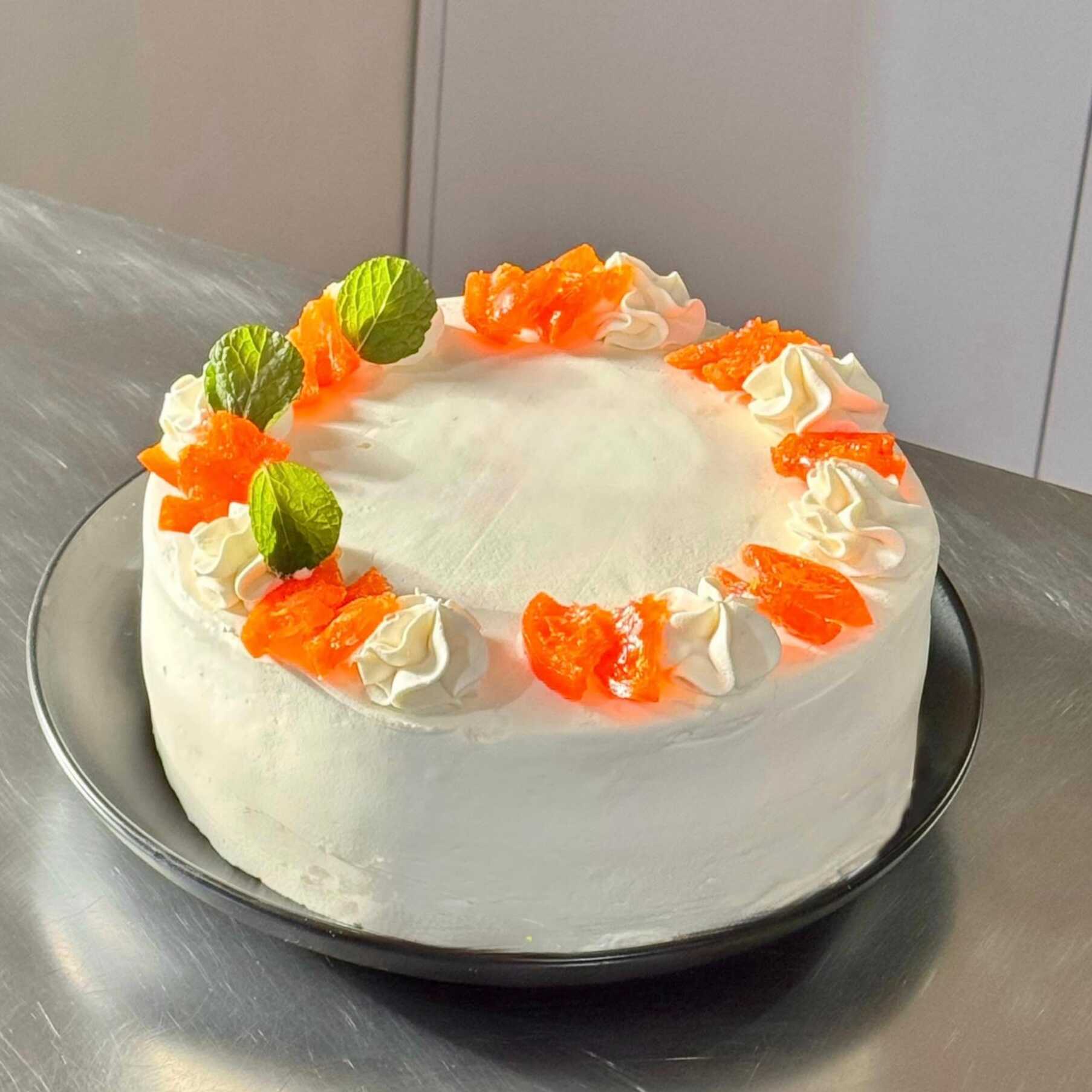 Pastel de Mandarina Y Blueberries