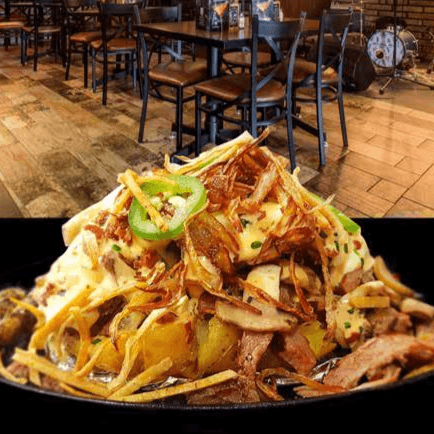 Nachos con pastor