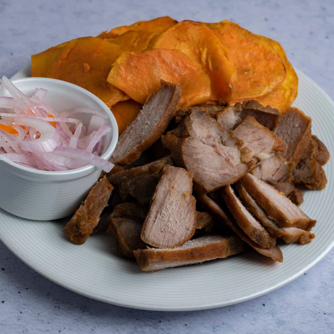 Porción de Chicharrón