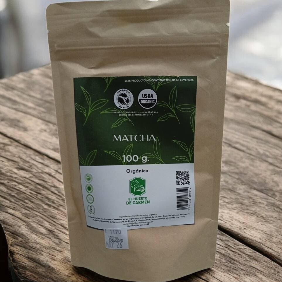 Matcha Oránica, Bolsa 100 GR, H. Carmen