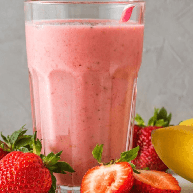 Licuado de Fresa y Plátano 1 Lt.