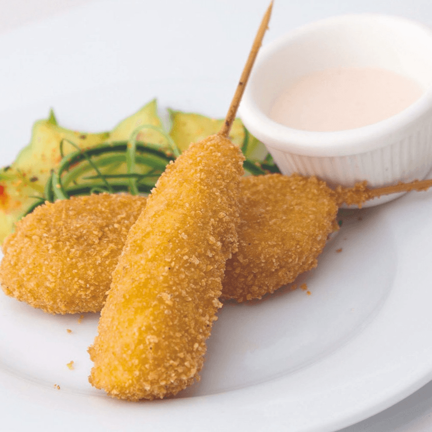 Brochetas de Camarón