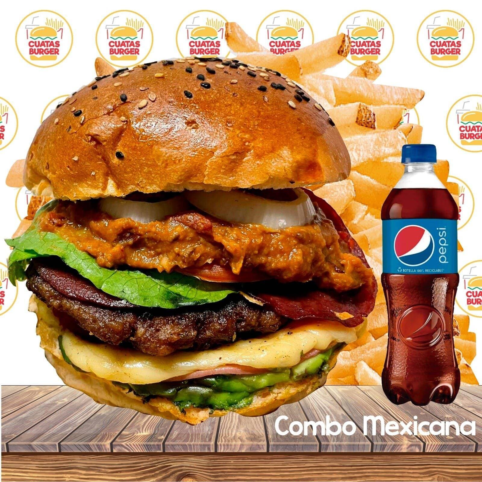 Combo Burger Mexicana
