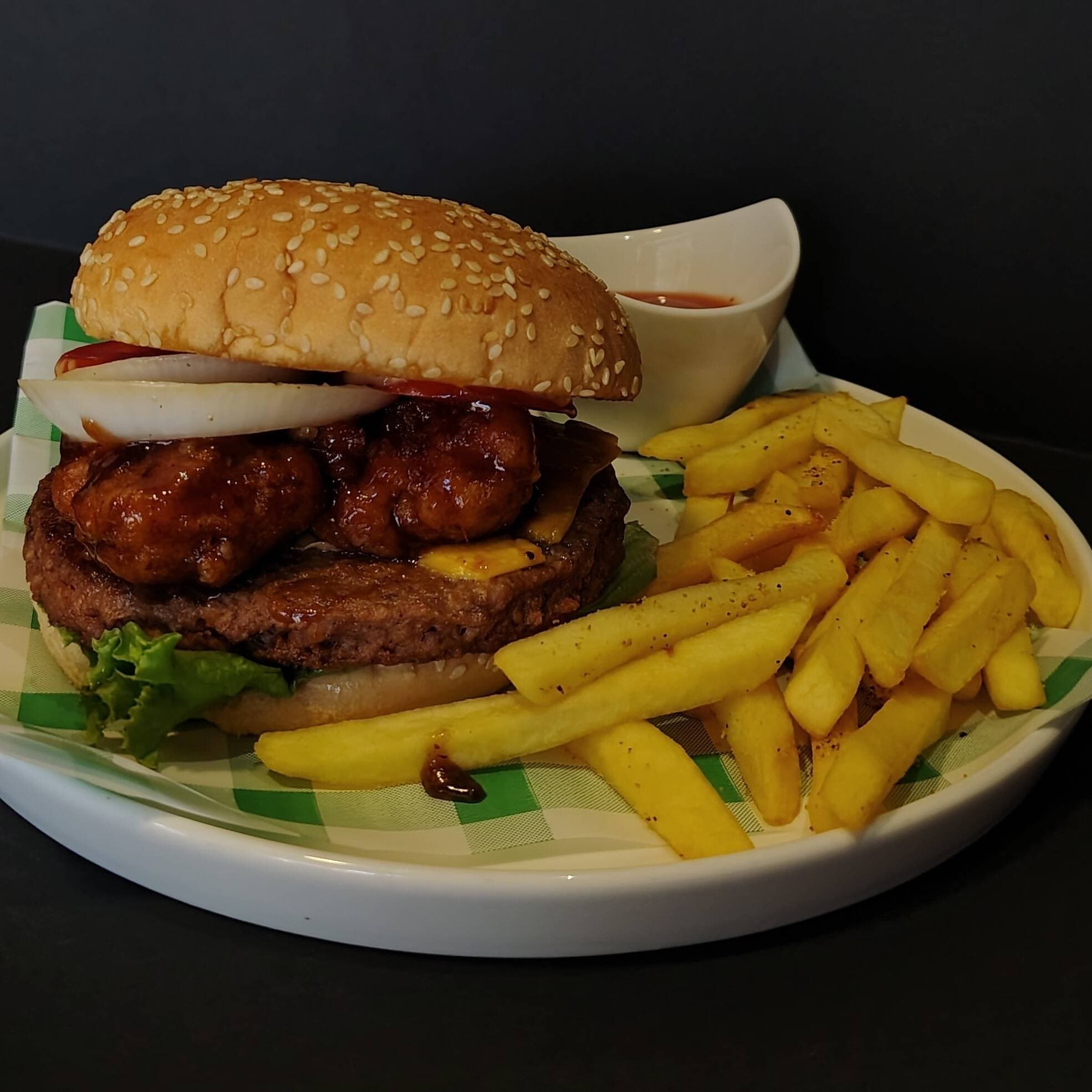 Hamburguesa con Boneless
