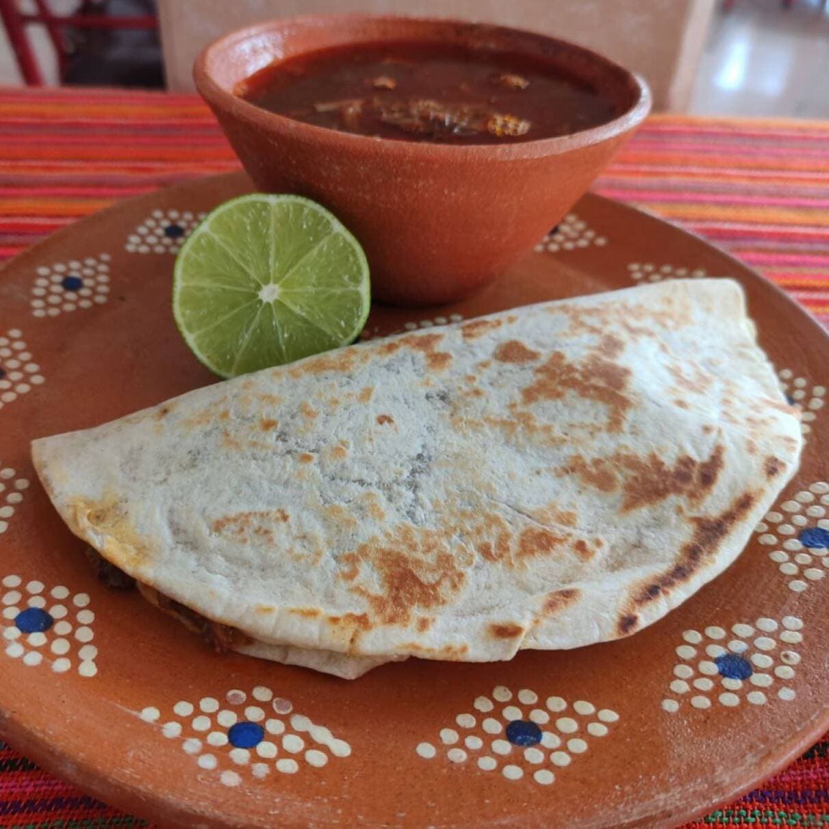 Quesadilla Barbacoa de res