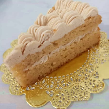 Pastel de Almendra en Rebanada