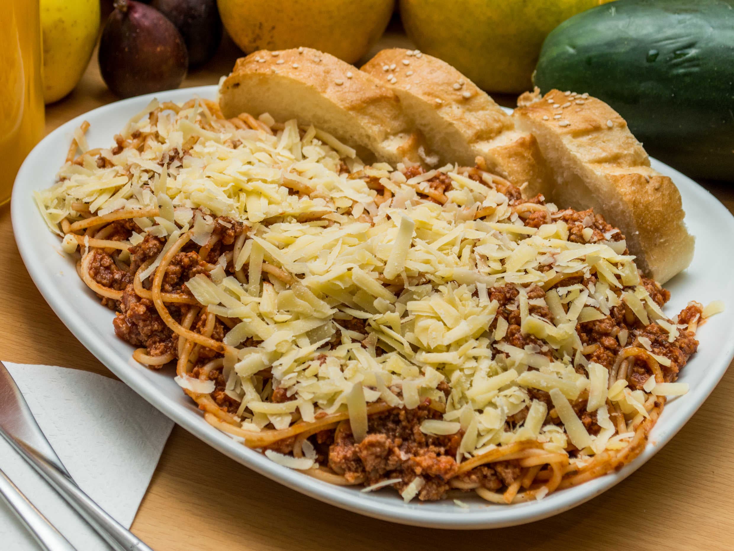 Espagueti a la Bolognesa