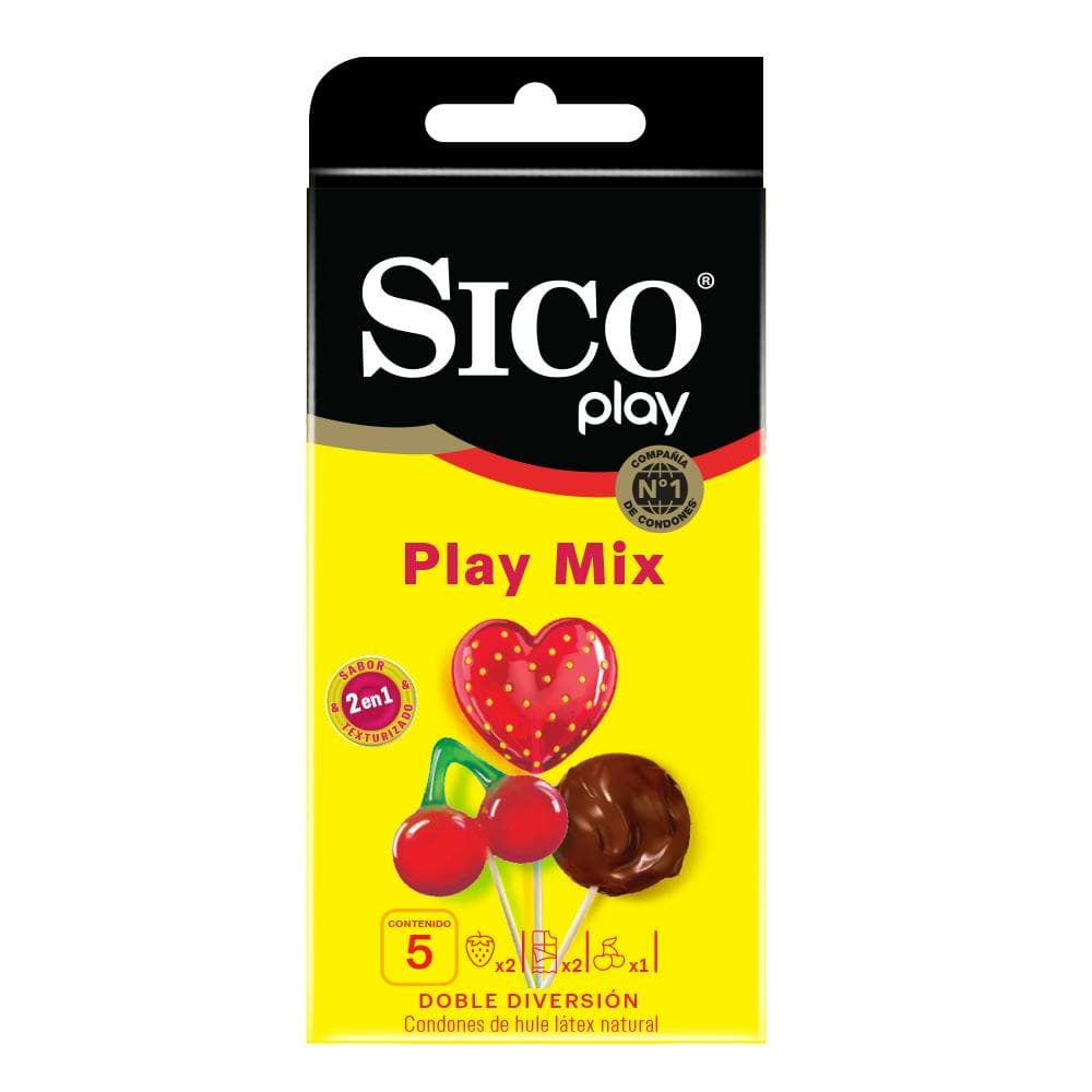 Sico Condones Play Mix 5 pz