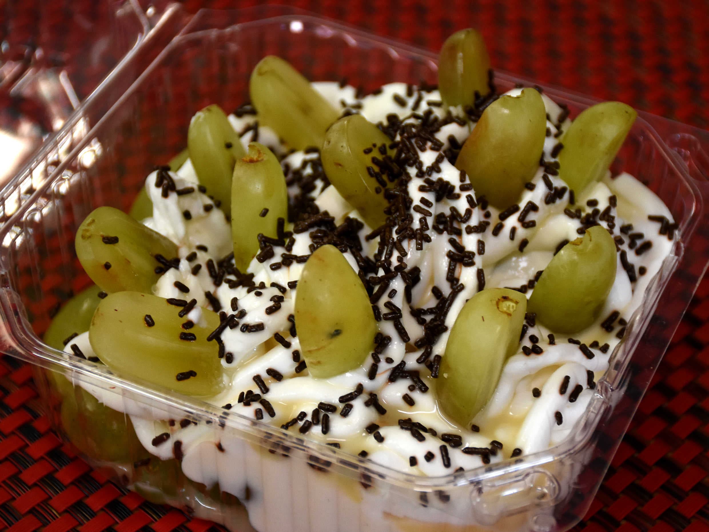 Uvas con Crema