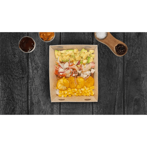 Poke Acevichado Pulpo, Calamar y Pescado