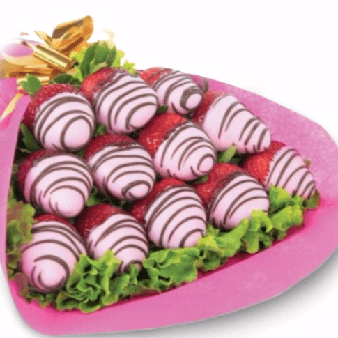 RAMO FLORES DE FRESAS