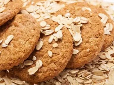 Galleta integral con avena