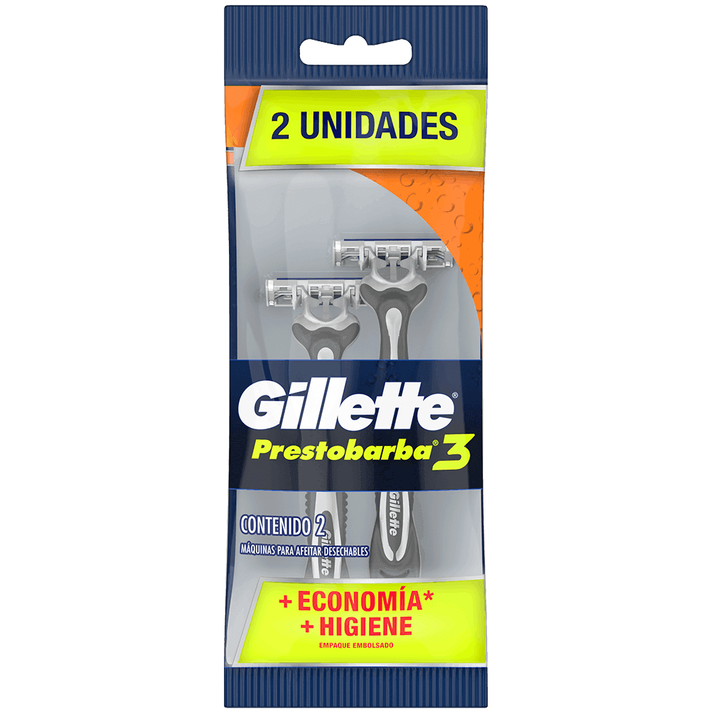 GILLETTE PRESTOBARBA ULTRA GRIP 2CT