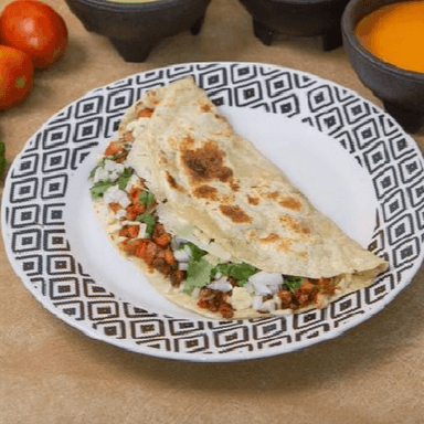 Taco de Trompo en Harina