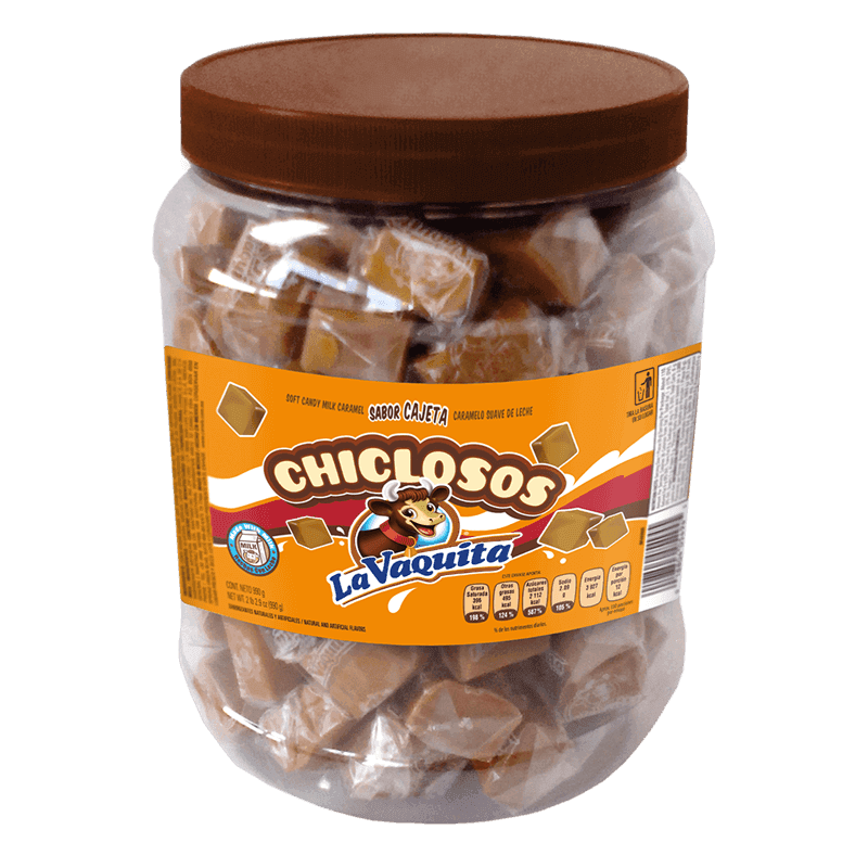 Chicloso Cubo Leche La Vaquita.