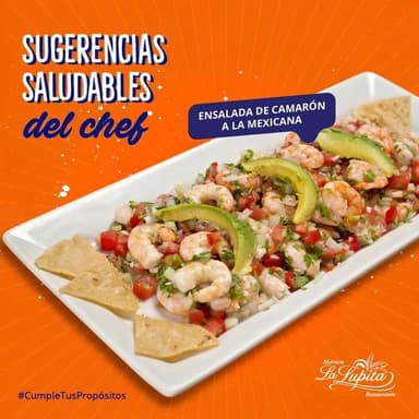 Ensalada de camarón a la mexicana