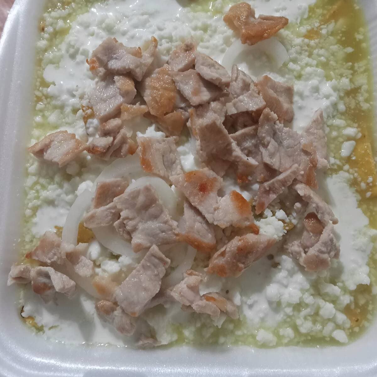 Enchiladas Verdes + Cafe
